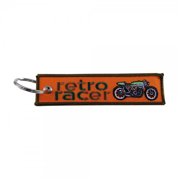 Μπρελόκ Moto Retro Racer Πορτοκαλί