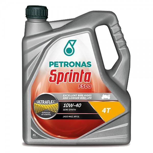 Λάδι Κινητήρα 10w-40 Semi-Synthetic F500 4T Petronas 4Lt