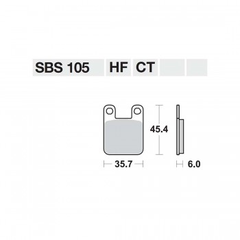 ΤΑΚΑΚΙΑ SBS 105HF SFA115 SCOOTER 50-124CM