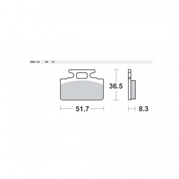 ΤΑΚΑΚΙΑ SBS 110HF FA151 MIO50-100