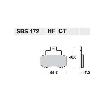 ΤΑΚΑΚΙΑ SBS 172HF FA356 SCOOTER 50-124CCM