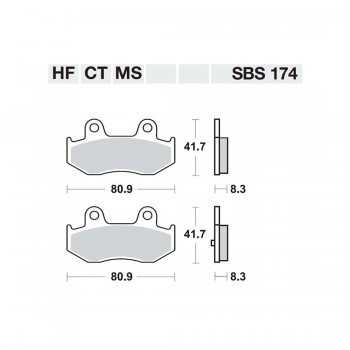 ΤΑΚΑΚΙΑ SBS 174HF SFA411