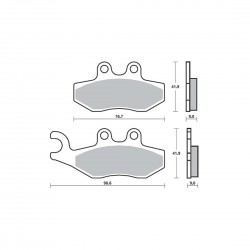 ΤΑΚΑΚΙΑ SBS 177HM FA353 SCOOTER 50-124CCM