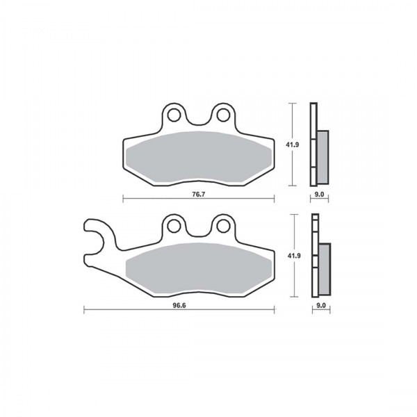 ΤΑΚΑΚΙΑ SBS 177HM FA353 SCOOTER 50-124CCM