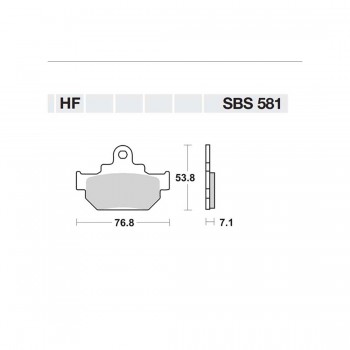 ΤΑΚΑΚΙΑ SBS 581HF FA106 STD FR/RR