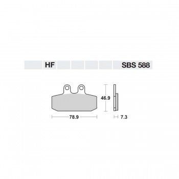 ΤΑΚΑΚΙΑ SBS 588HF FA256 STD FR/RR