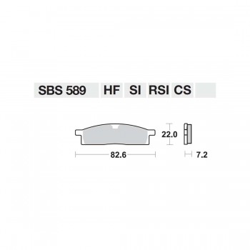 ΤΑΚΑΚΙΑ SBS 589HF FA119 STD FR/RR