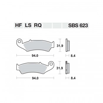 ΤΑΚΑΚΙΑ SBS 623HF FA143 STD RR