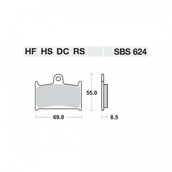 ΤΑΚΑΚΙΑ SBS 624HS FA145-FA236 FR