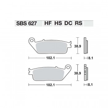 ΤΑΚΑΚΙΑ SBS 627HS FA142-FA226 FR