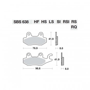 ΤΑΚΑΚΙΑ SBS 638LS FA165-FA215 RR