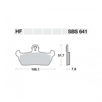 ΤΑΚΑΚΙΑ SBS 641HF FA163 STD FR/RR