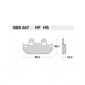 ΤΑΚΑΚΙΑ SBS 647HF FA??? STD STREET FR/RR