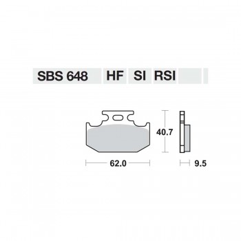 ΤΑΚΑΚΙΑ SBS 648SI FA152/2 MX ATV