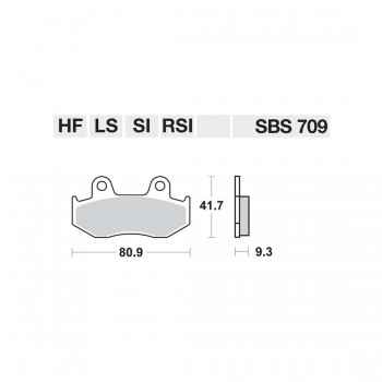 ΤΑΚΑΚΙΑ SBS 709SI FA323 MX ATV