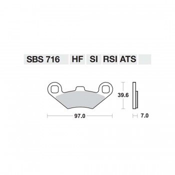 ΤΑΚΑΚΙΑ SBS 716ATS FA159 ATV