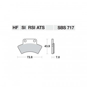 ΤΑΚΑΚΙΑ SBS 717ATS FA232 ATV MK320 (PARKING-ΧΕΙΡΟΦΡ)