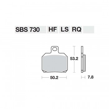 ΤΑΚΑΚΙΑ SBS 730HF FA266 STD FR/RR