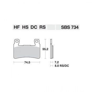 ΤΑΚΑΚΙΑ SBS 734HS FA265 FR