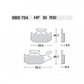 ΤΑΚΑΚΙΑ SBS 754SI FA307 MX ATV