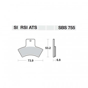 ΤΑΚΑΚΙΑ SBS 755ATS FA270 ATV