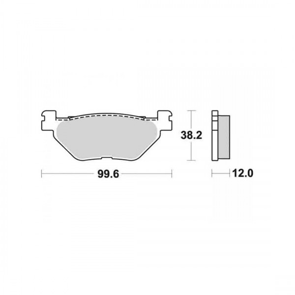 ΤΑΚΑΚΙΑ SBS 768LS FA319 RR T-MAX 500/530 01-16