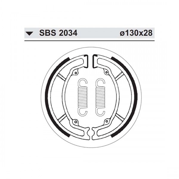 ΣΙΑΓΩΝΕΣ SBS 2034/Y506 DT125,XV125/250,YBR125