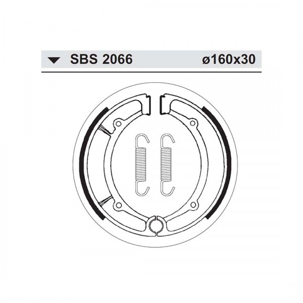 ΣΙΑΓΩΝΕΣ SBS 2066/Y516 RR MAJESTY250 RR, YFM / ATV 250