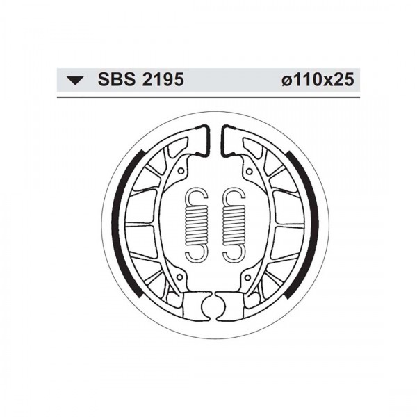 ΣΙΑΓΩΝΕΣ SBS 2195/899 RUNNER5097-05,TYPHOON125