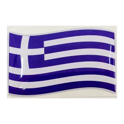 Αυτοκόλλητο Ελληνική Σημαία 7x4.5cm Stickerspar