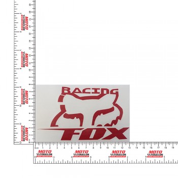 Αυτοκόλλητο Fox Racing Χρώμα Κόκκινο 8x13