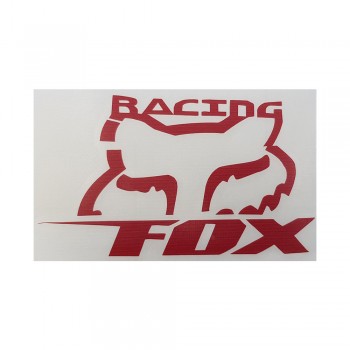 Αυτοκόλλητο Fox Racing Χρώμα Κόκκινο 8x13