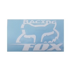 Αυτοκόλλητο Fox Racing Χρώμα Λευκό 8x13