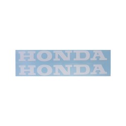 Αυτοκόλλητο Honda Διπλό Ανάγλυφο Χρώμα Άσπρο 10x3cm