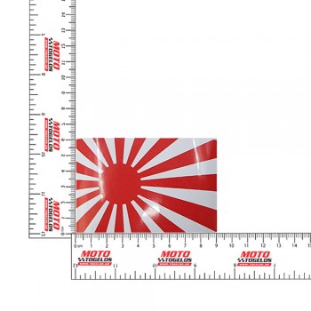 Αυτοκόλλητο Σημαία Ιαπωνίας 6x9
