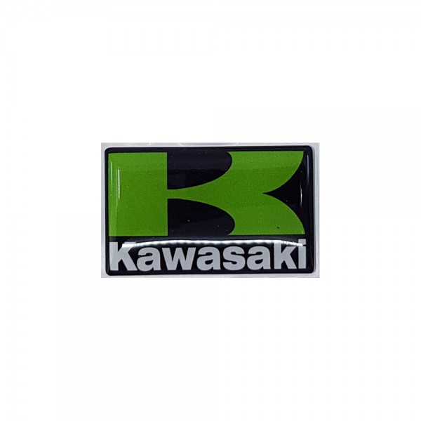 Αυτοκόλλητο Κρύσταλλο Kawasaki Logo Χρώμα Πράσινο 5x3