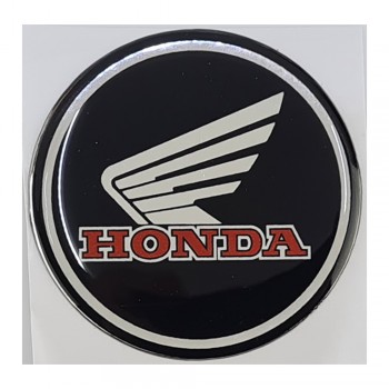 Αυτοκόλλητο Honda Logo 5x5cm Χρώμα Μαύρο Stickerspar