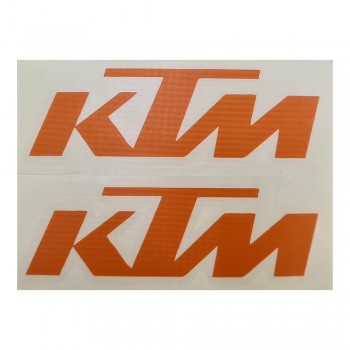 Αυτοκόλλητο KTM 10x7cm Χρώμα Πορτοκαλί Stickerspar