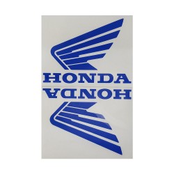 Αυτοκόλλητο Ανάγλυφο Honda Logo Γίγας Χρώμα Μπλε 18x11