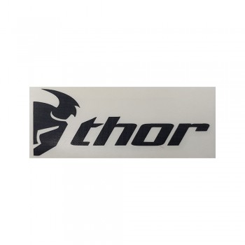 Αυτοκόλλητο Ανάγλυφο Thor Logo Χρώμα Μαύρο 4x10