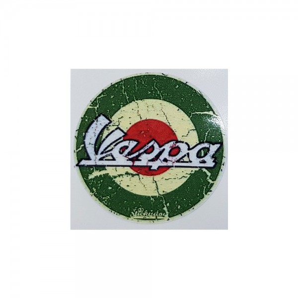 Αυτοκόλλητο Ανάγλυφο Vespa Logo 6,5x6,5