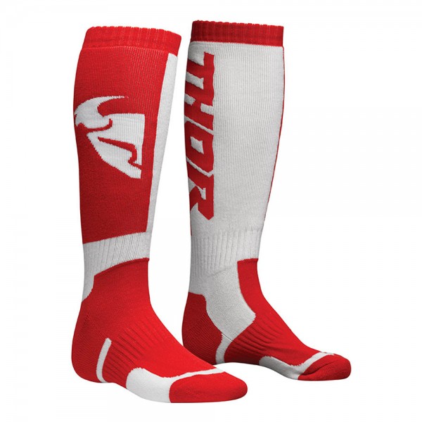 Thor MX Sock Red White