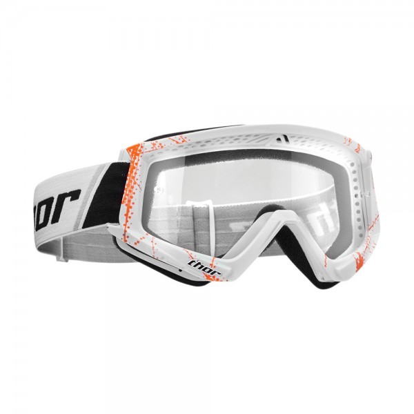 Thor Combat Goggles Web Orange White