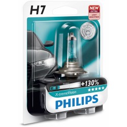 ΛΑΜΠΑ PHILIPS H7 12v55WX-TREME VISION +130% ΠΕΡΙΣΣΟΤΕΡΟ ΦΩΣ