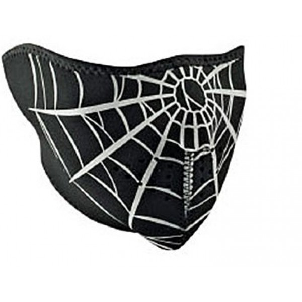 Neoprene Half Face Mask  Spider